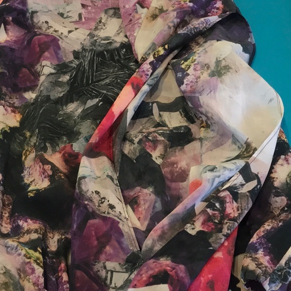 Silk top by Alice+Olivia, size M, multi colored - Picture 4 of 5